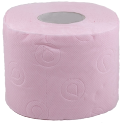 Toilettenpapier rosa lutioniert