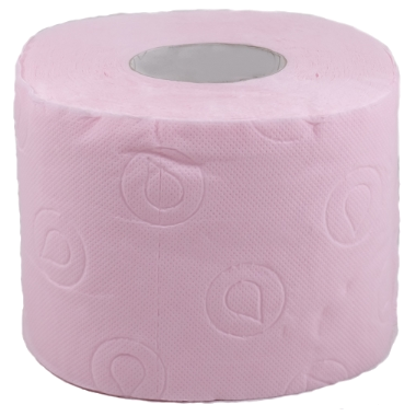 Toilettenpapier rosa lutioniert