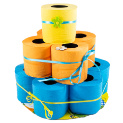 Toilettenpapier-Rollen-Torte