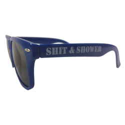 Shit & Shower Sonnenbrille blau