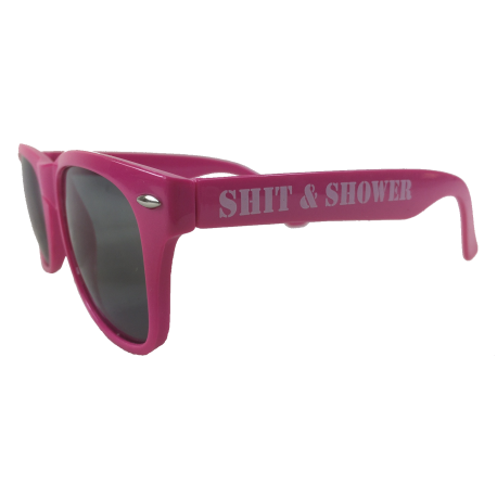Shit & Shower Sonnenbrille pink