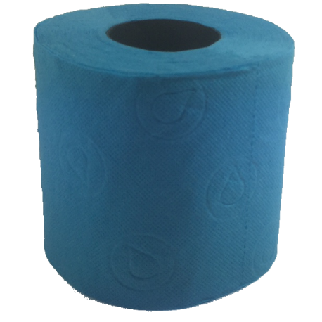 Toilettenpapier blau