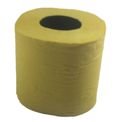 Toilettenpapier gelb